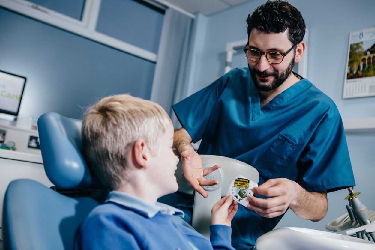 Child patient at Kingswood Parks Dental Clinic Hull
