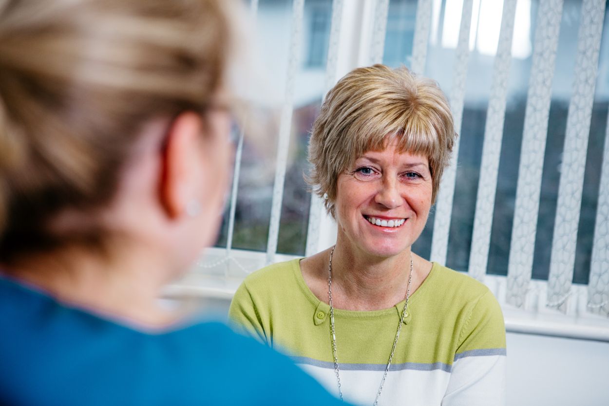 Dentist discussing dental bridge options at Kingswood Parks Dental Clinic Hull